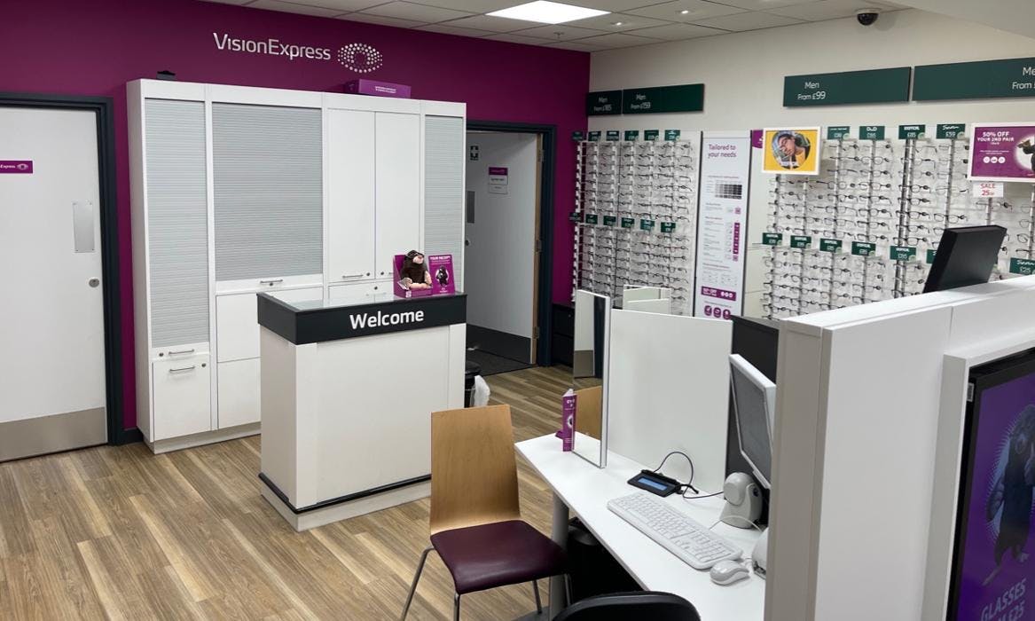Vision Express Opticians at Tesco Wigan Central Vision Express