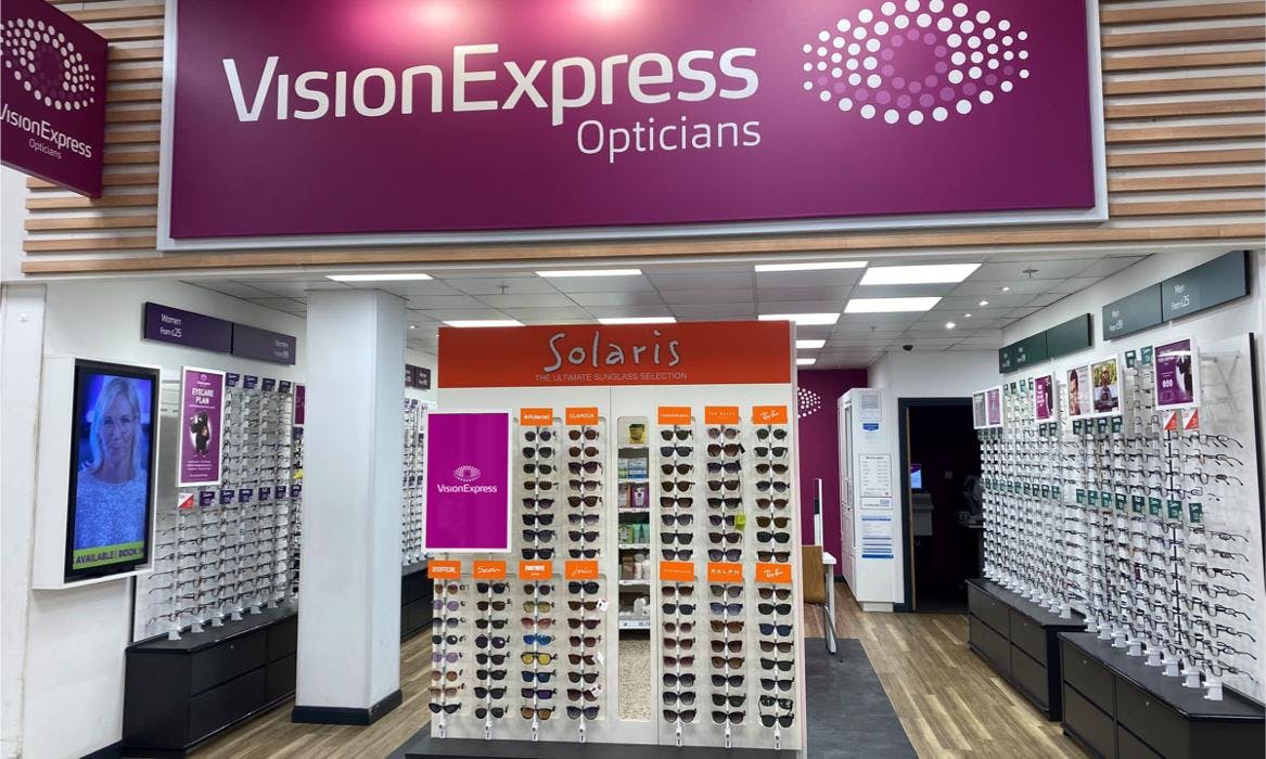 Tesco opticians store glasses offer