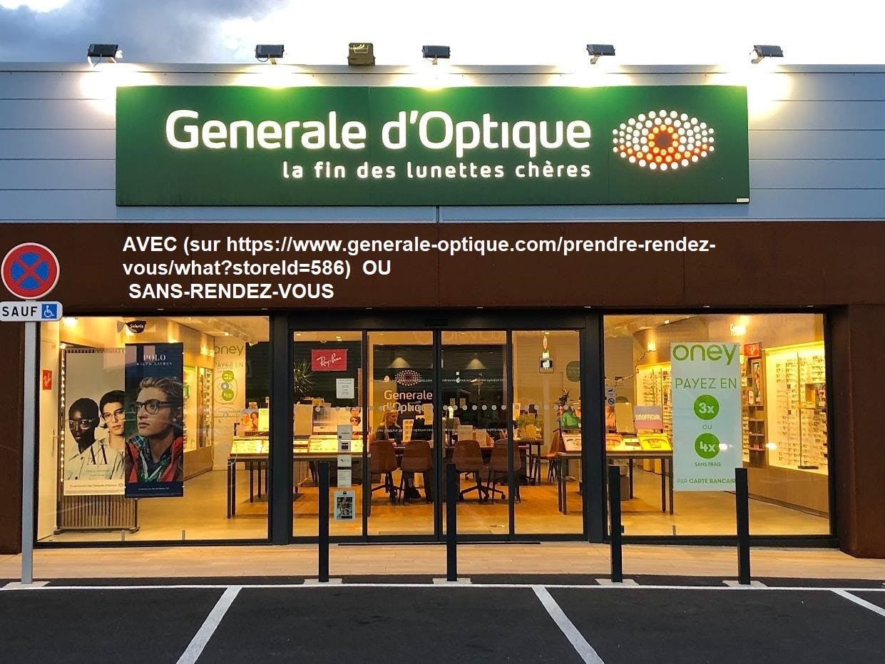 Opticien LEZIGNAN CORBIERES Générale d'Optique